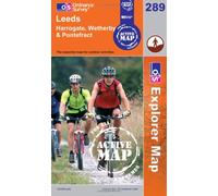 Leeds, Harrogate, Wetherby and Pontefract: Sheet 289 (OS Explorer Map Active)
