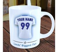 Leeds Mug Personalised Leeds Cup for Football Supporters Fans Birthday Christmas