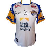Leeds Rhinos Men's Home Rugby League Jersey 2024 Small White