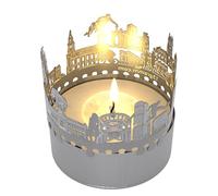 Leeds Skyline Shadow Play Candle Attachment | Souvenir Gift for Leeds Fans | Beautiful Room Decor | City Landmarks in Mesmerizing Shadow Projection