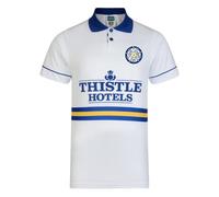 Score Draw Leeds United 1994 Retro Football Shirt White Large Polyester