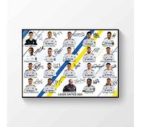Leeds United 2020-2021 Team Signed Poster A4