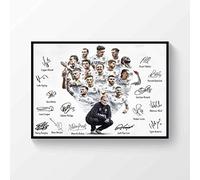 Leeds United 2020 Champions Signed A4 Poster