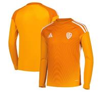 Leeds United adidas Football Goalkeeper Shirt Jersey Youth 2025-26 Orange