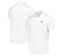 Leeds United adidas Golf Performance Polo Shirt - White