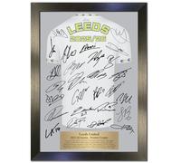 Leeds United Autograph2025/26 Season A3 size - Squad Signed Print - Full Team 26 Players Plus Manager Reproduction Autographs with Black Frame | Football Memorabilia Collectible Wall Art No170