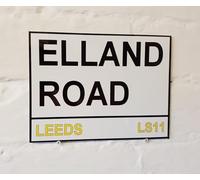 Leeds United Fc Elland Road Metal Street Sign Available Football Ground Street Sign 8X12 Inches