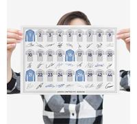 Leeds United FC Signed 2025-26 Signed Team Poster, Autographed By Full Squad, Choose Framed or Print Only (A3, Unframed)