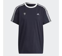 Leeds United Women's T-Shirt (Size S) Football adidas BF Navy Top - New