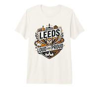 Leeds Yorkshire Born Bred Premium T-Shirt