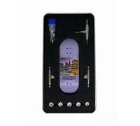 LEEFAI Complete Set of Pro Keys 34 x 96 mm - Maple Wood Platform - UV Graphic 4.0 Printing - Trucks and 5 Wheels in 65d Urethane - Op3ra Oriented Vibes