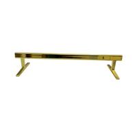 LEEFAI Pro Fingerboard Rail, Metal mini Finger Skateboard Rail for Your ramps and Park, 8.1 x 2.7 x 1.5 inches -The Best Obstacles for fingerboarding,Color (Gold)