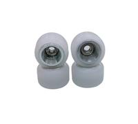 Leefai Pro Fingerboard Wheels Alloy core Layer Finger Skateboard Wheel-7.8mm*4.8mm (Silver)