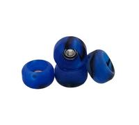 Leefai Pro Fingerboard Wheels - Pro Finger Skateboard Wheel Handmade 7.5mmx4.5mm -New Street Shape Design - Swirl Colorway (Blue)