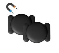 LEEGAKU Magnetic Holder for Airtag 2pcs,Waterproof Soft Silicone Protective Cover Hider Hidden,Iron Sheets for Car Bike Luggage Metal Surfaces Magnetic Holder