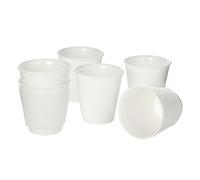 Leegg Tea Cup Set Without Handle 200ml Hot Drink Cups for Tea Coffee with Cup Sleeves (6)