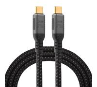 Leehitech 1M 240W USB4 Cable, 40Gbps USB4 Gen3 C Male to C Male Cable 48V/5A Extension Charging Power 8K@60Hz HD Display for Macbook,iPhone 15 Series, Power Bank,Laptop,Switch Deck and More