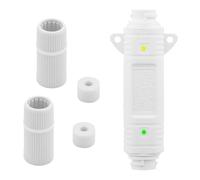 Leehitech 30W Waterproof 1-in-1-out 100M PoE Extender with IEEE 802.3af/at Standard,100M-250M Signal Extension and Power Supply for Security Camera/CCTV/Surveillance/POE Devices