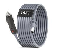 Leehitech 3M/9.8FT Starlink Mini 12V Cable, StarLink Mini Car Cigarette Lighter Adapter to DC Power Cable Waterproof 18AWG Supply for 12V-24V Trucks, Buses, Ships and Vehicle Equipment