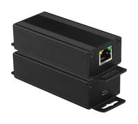 Leehitech 90W PoE USB C Splitter, PoE to USB-C Adapter Converter 100 Mbps for Smart Phone, POE to Type-C Power 5V/2.5A Output with Ethernet, Extend to 100m for IEEE 802.3af for IP Camera, Wireless APs