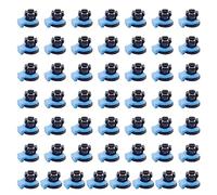 LEEINTO 10/20/30/50Pcs Clip Pipe Embedded Clamp Bowden Coupling for Metal V6 Heatsink Hotend Tube 4MM Collet Extruder Connector