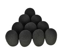 LEEINTO 10pcs Headset Foam Microphone Cover for Razer BlackShark Over Headphones Mic Cover Mic Windscreen Foam