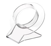 LEEINTO Acrylic Clear Bracelet Bangle Display Holder Watch Display Stand Retail Shop Showcase Jewelry Rack Bracelet Storage