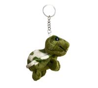 LEEINTO Cartoon Plush Turtle Charm Keychains Sweet Cute Pendant Car Keyring Backpack Decoration Fashion Jewelry For Women Girls