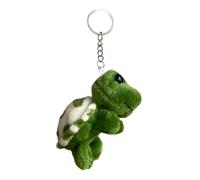 LEEINTO Cartoon Plush Turtle Charm Keychains Sweet Cute Pendant Car Keyring Backpack Decoration Fashion Jewelry For Women Girls