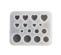 LEEINTO DIY Silicone Molds Unique DIY Ear Stretching Mold Earlobe Stretching Accessory Silicone Jewelry Mould for Ear Stretching