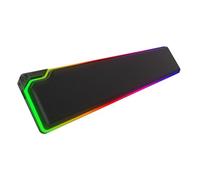 LEEINTO Keyboard RGB Wrist Rest Ergonomic Soft Memory Foam Supported Wrist Rest Pad Relieves Hand Pain for Gaming Office