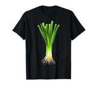 Leek Vegetable Motif Garden Leek T-Shirt