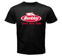 LEEKATO Berkley Pro Fishing Men's Black T-Shirt Black