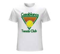 LEEKATO Casablanca Tennis Club Icon Printed T-Shirt White