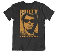 LEEKATO Dirty Harry * Karen Hanklint * Eastwood 70S Movie Fan T-Shirt Black