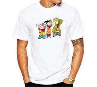 LEEKATO Ed EDD N Eddy Men's Comfort Tshirt White XXL White