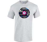 LEEKATO Mens JAM All MOD Cons Tribute T Shirt,Weller,MOD,Scooters,Foxton,Buckler Grey
