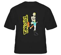 LEEKATO Tank Girl Retro Movie T Shirt Black