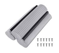 Leekerry Grey Super Absorbent PVA Sponge mop Head Refills - Pack of 3 （10.7’’） for Hardwood Laminate Wood Vinyl Tiles Kitchen Bathroom Floor Cleaning