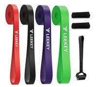 LEEKEY Pull Up Assistance Bands,Muit Levels Resistance Bands for Senior/Adults,Exercise Bands with Door Anchor, Strength Bands for Fitness Training, Physical Therapy,Home Gym Workouts