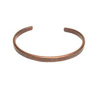 LEELA QUANTUM TECH Bracelet, hand crafted copper bracelet, allergen free, trendy design available in 2 variations, one size, One Size, Copper, no gemstone