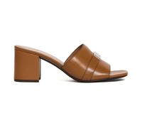 Leelee Heeled Mule - female - Tory Burch - Heeled Mules - Brown - 2 1/2 UK - Shoes 2 1/2 UK