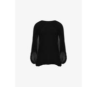 Leem Womens Leem Double Hoop Knitted Top Black L