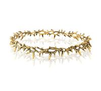 LEEMASING Queen King Alloy Thorn Headband Crown For Birthday Prom Pageant Party Halloween Chrismas, M, Alloy, No Gemstone, Dark Gold