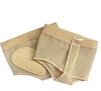 Leemiman Foot Thongs for Dance Ballet Belly Dance Toe Pad Protection Socks (Skin, Adult, Women, Medium, Alpha, UK Footwear Size System, Wide)