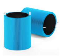 Leemone 411 AllergenBlock Filter Replacement Compatible with Blueair Blue Pure 411, 411 Auto, 411+ Air Purifier, 411 Series Replacement Filter, H13 True HEPA & Activated Carbon Filter, 2 Pack