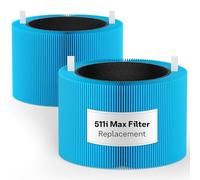 Leemone 511i Max AllergenBlock Filter Replacement Compatible with Blue Pure 511i Max Air Puri-fier, Blue Pure F5MAX, H13 True HEPA & Activated Carbon Replacement Filter, 2 Pack