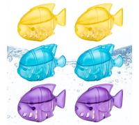 Leemone Humidifier Cleaning Fish for Humidifiers & Fish Tanks, 6 Pack Humidifier Cleaner, Purifies Water, Prevents Hard Water Build Up, Reduces Scale