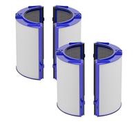 Leemone True HEPA+Carbon Filter 2-Pack Replacement for Dyson PH01 PH02 PH03 HP06 TP06 HP07 TP07 HP09 TP09 360° Combi Glass Purifying Fans, Compatible with Dyson Pure Cool Hot Air Puri-fier (Blue)