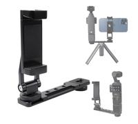 Leenconghui Aluminium Alloy Phone Holder Mount for DJI Pocket 3, Cell Phone Holder Tripod Adapter Phone Clip Expansion Accessories with 1/4" Thread Hole for DJI Osmo Pocket 3